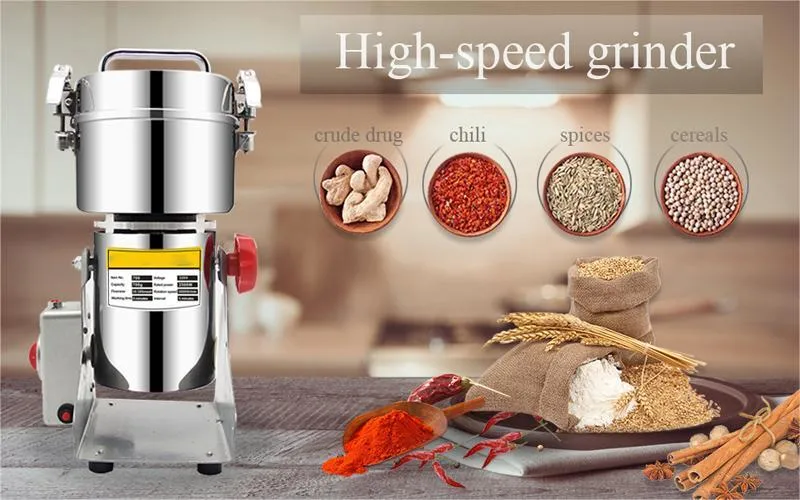 Commercial Food Grinder Electric Manual Coffee Grinder Herb Grinder Machine