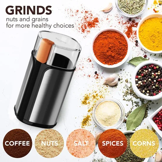 Home Appliance Electric Coffee Grinder Machine Stainless Steel Commercial Electric Coffee Grinder